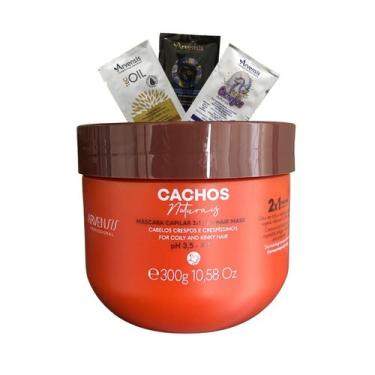 Imagem de Máscara Cachos Naturais Arvensis 2 em 1 Cabelos Crespos e Crespíssimos