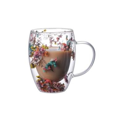 Imagem de URGDWEKJY Copo de vidro resistente ao calor copo de vidro com alça suco xícara de café casa escritório cerveja ferramenta de bebida copo de água (B)