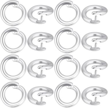 Imagem de Beebeecraft 1 caixa 50 peças anéis de bloqueio OD 5,5 mm pequeno latão banhado a platina redondo anel de salto aberto O conector para fazer joias, pingentes, pulseiras, artesanato DIY