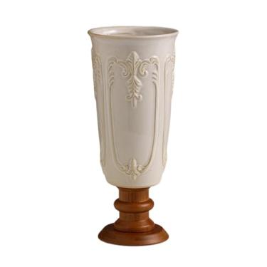 Imagem de Generic Vaso de porcelana para flores, vaso de flores para exibição, suporte decorativo de mesa para flores, jarra para apartamento, presente, sala de estar, Totem