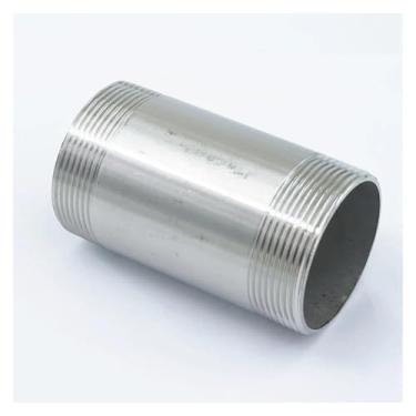 Imagem de Rosca macho igual de 5 cm, comprimento de rosca de 100 mm, bocal de barril 304 inoxidável, acoplador, água, óleo, ar