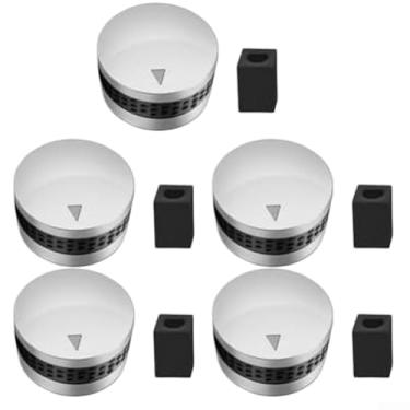 Imagem de Alça de fogão a gás, puxadores de substituição para churrasco, substituição de botão de controle de churrasqueira a gás ao ar livre, botões de controle de fogão redondos com haste de válvula em forma