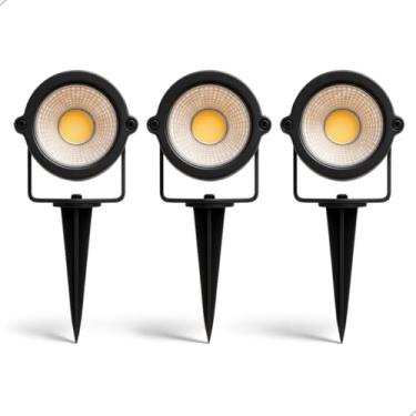 Imagem de Luminária Led Espeto de Jardim 5w Bivolt IP65 com Luz Fria 6500K para Iluminação Externa Profissional (3)