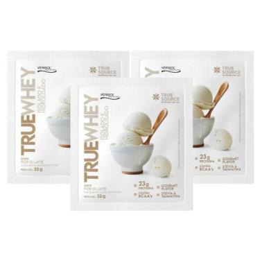Imagem de 3x Sache True Whey Protein True Source Fior Di Latte 32g, Fior Di Latt