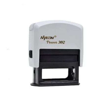 Imagem de Carimbo Automático Nykon 302 Cinza