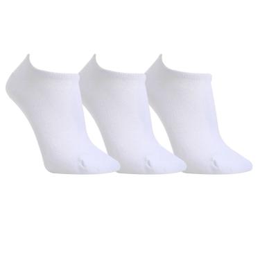 Imagem de Kit 3 Pares de Meia Selene Sapatilha Esportiva Masculino - Branco