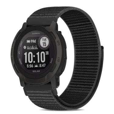 Imagem de Koazon Pulseira de relógio de nylon compatível com Garmin Instinct 2/3 de 45 mm/1 Solar, pulseira esportiva macia e leve respirável de 22 mm para Instinct 2 Surf/Tactical/Esports/Tide Acessório