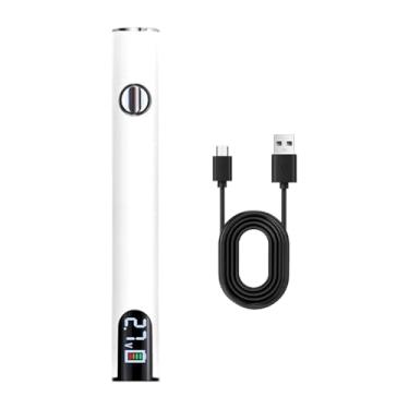 Imagem de YWMJZEU Kit, Caneta de Bateria, 650 MAh, Mini, com Estojo de Armazenamento, Caneta de Solda com Bateria USB Recarregável para Fixação de Solda, Faça Você Mesm, Branco, Tamanho real