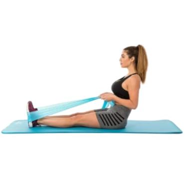 Imagem de Faixa Elástica para Exercícios, Alongamento e Fisioterapia – Treino Funcional, Pilates, Yoga e Musculação | Fortalece Músculos, Melhora a Flexibilidade e Acelera a Recuperação Física