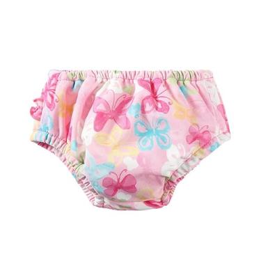 Imagem de Pulpo Fralda de Piscina Reutilizável Bebê 6 a 24 Meses (Rosa Borboleta, 24 meses)