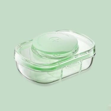 Imagem de Cortador de comprimidos 2 em 1 e organizador selado: portátil, gerenciamento de medicamentos de grau alimentício