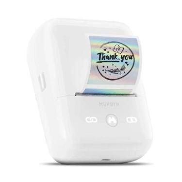 Imagem de Impressora Térmica de Etiquetas MUNBYN FM226 Bluetooth, Branca - FM226