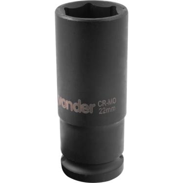Imagem de Soquete Sextavado de Impacto Longo Encaixe 1/2" 22mm Vonder