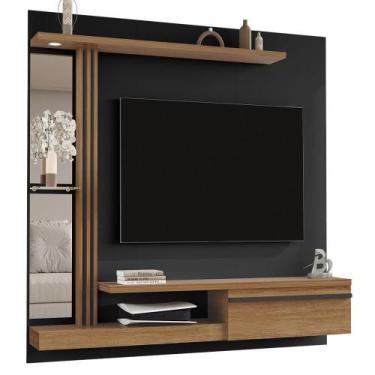Imagem de Painel Suspenso Tv 55 Pol 160 Cm Denver Preto Cinamomo Bechara - BECHA