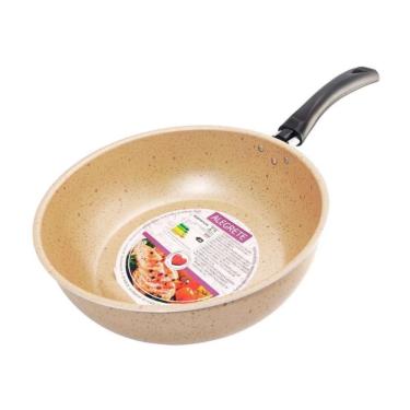 Imagem de Frigideira Colore Wok 24Cm Antiaderente Bege Stone Alegrete