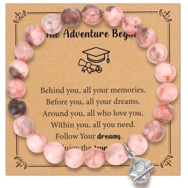 Imagem de Presentes de formatura para mulheres 2025 High School College Grad Graduation Gift Card Bracelet Master Degree Gifts for Her Daughter Granddaughter sisterfriend Sister Christian Graduation Grad Gift,