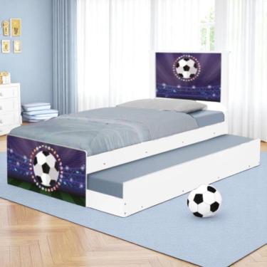 Imagem de Bi Cama Juvenil Zap Com Cabeceira Futebol Estádio