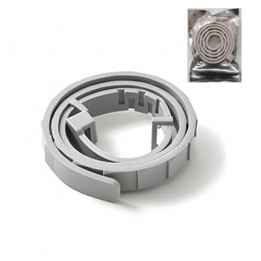 Imagem de Coleira Repelente para Cães 63cm Cinza com Essências Naturais + Lata Alumínio