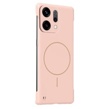 Imagem de FWYANZH Rosa, X9Pro, capa magnética para Oppo Find X9/X9pro, ultrafina, sem bordas, capa traseira de telefone com tudo incluído, proteção de lente antiarranhões