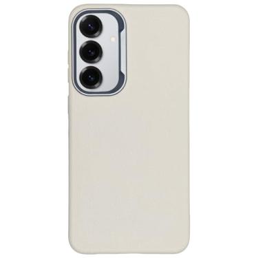 Imagem de ULXITEYU Capa para celular Samsung Galaxy S23 FE branca creme, [proteção contra quedas de 3 metros] Capa protetora de TPU macio antiderrapante à prova de choque