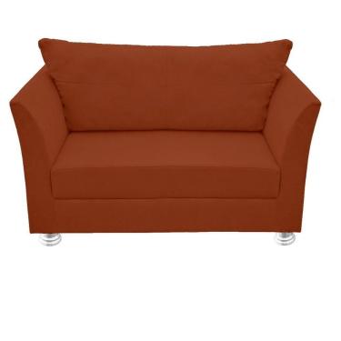 Imagem de Namoradeira Lisboa 2 Lugares Salão Suede Terracota