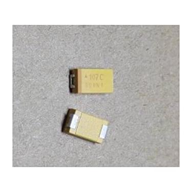 Imagem de Acessórios eletrônicos 10PCS Capacitor de tântalo 7343 Tipo: D 107 100UF 16V Circuito de controle