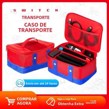 Imagem de Estojo De Armazenamento Grande Para Console Switch OLED E Controle Pro