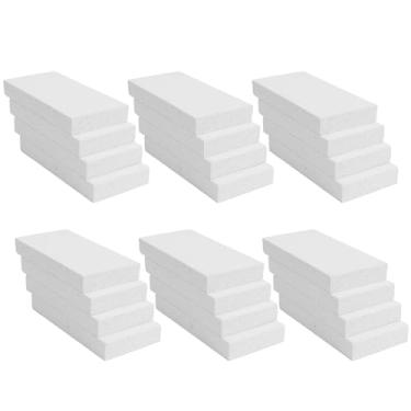 Imagem de JN YANYULOU Tijolo Refratário Para Forja, Tijolos Refratários Isolantes Para Fogão A Lenha (Pacote Com 24) 3200F, Tijolos Refratários De Argila Para Lareira, Substituição Para Grelha, Forjas De Meta