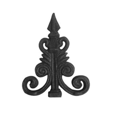 Imagem de Ponteira Ponta de Lança Ferro N08 Grade Portão Muro 14x17cm