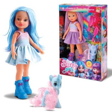 Imagem de Bonecas Beverly Girls Unicórnio Pet Lover Brinquedo Meninas, Unicornio