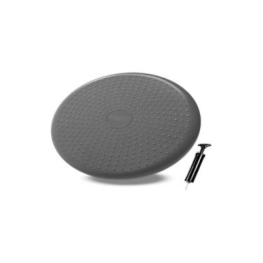 Imagem de Disco de Equilíbrio Inflável, PVC, 33x8cm, até 150kg, com Bomba Manual, para Yoga, Pilates e Exercícios