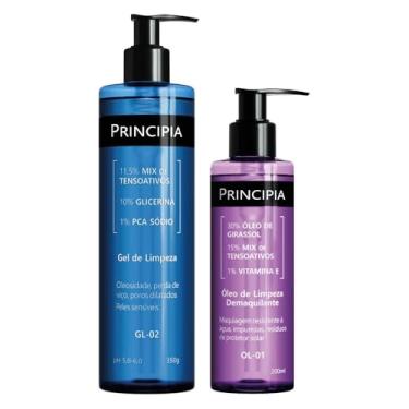 Imagem de Principia Kit Limpeza Profunda Todos os tipos de pele Gel de limpeza GL-02 + Oleo de Limpeza OL-01