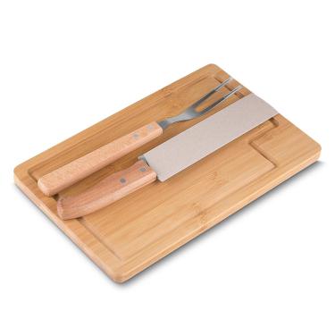 Imagem de Kit Churrasco 3 Peças BBQ Easy em Aço Inox – Faca, Garfo e Pegador – Utensílios para Churrasco Profissional – Ideal para Carne, Grelha e Presente