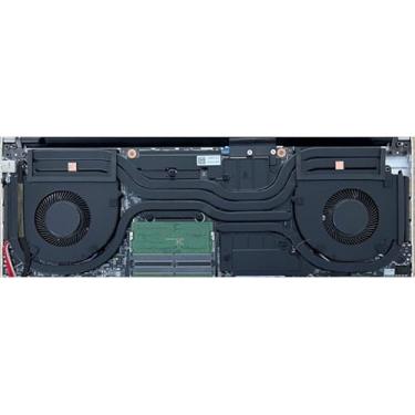 Imagem de Conjunto de ventoinha e dissipador de calor para CPU/GPU de laptop para Gigabyte Aero 16 YE5 XE5 KE5, Aero 16 YE4 XE4 KE4 RP86YE e RP87YE5, 4 pinos, preto, novo.