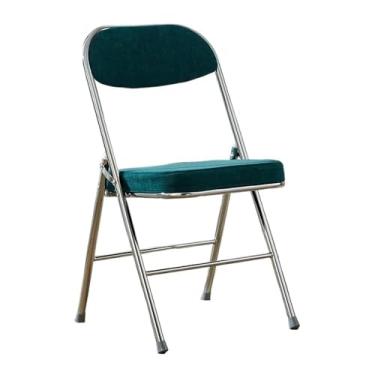 Imagem de Cadeira dobrável de metal para lazer, multifuncional, dobrável, portátil, cadeira de jardim, cadeira de praia, cadeira de pesca, cadeira de acampamento, adequada para uso interno e externo ou