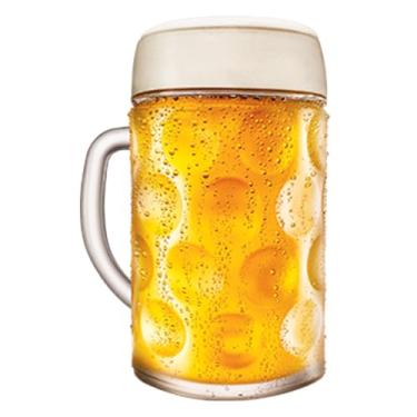 Imagem de Ruvolo Caneca Chopp, Mass Krug M, Caneca de Vidro para Chopp,605ml