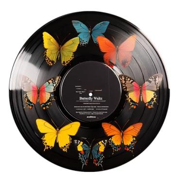 Imagem de Apanhador solar de acrílico colorido, decoração de janela suspensa de borboleta com design de vitral impresso, apanhador de sol, arte de parede de arco-íris, ornamentos de Natal para uso interno e