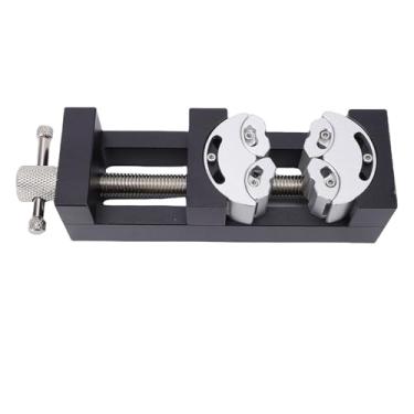 Imagem de AUNMAS Braçadeira de Torno Fractal, Torno de Bancada Com Chave para Projetos de Artesanato de Manutenção Eletrônica, Liga de Alumínio Mini Autoajuste Resistente