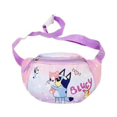 Imagem de Bolsa De Cintura Infantil Bluey Bingo, Bolsa De Lanche Em Estilo Carto
