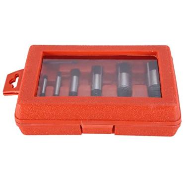 Imagem de Generic Conjunto de Extrator de Parafuso Prisioneiro, Caixa Moldada, Ferramenta Extratora de Parafuso de Resistência à Ferrugem, 8 Peças, Porca Danificada para Quebrado, Remoção de