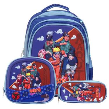 Imagem de Mochila Escolar Infantil Naruto Uzumaki Anime Alça Reforçada - TOYS 2U