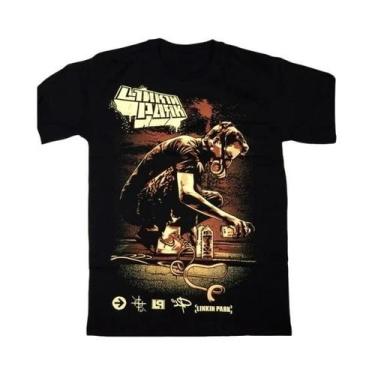 Imagem de Camiseta De Verão Masculina Fashion Rock Linkin Park Para Aniversário,