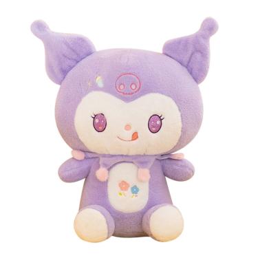 Imagem de Brinquedo de boneca de pelúcia roxo Kuromi 50cm Soft Sanrio para crianças