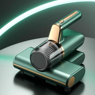 Imagem de Limpador portátil de mão com sucção 8Kpa e potente para colchões cama sofás pelos animais estimação tapetes