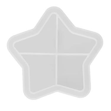 Imagem de Molde de fundição de resina estrela SIWOTED Reutilizável lavável flexível suave e grosso molde de silicone para montanha-russa