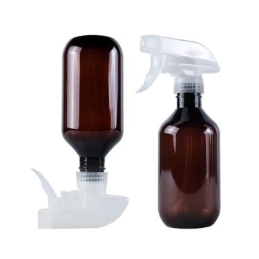 Imagem de TERESRY Pacote com 2 frascos de spray de plástico âmbar 360