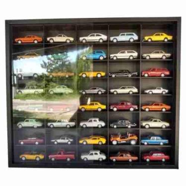 Imagem de Expositor 40 Nichos - Escala 1:43 carrinhos Preto - cod 43403 - MAG AR