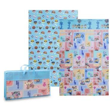 Imagem de Tapete Tatame Infantil Emborrachado Dobrável Patrulha Canina