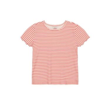 Imagem de Blusa infantil menina em ribana listrada Brandili