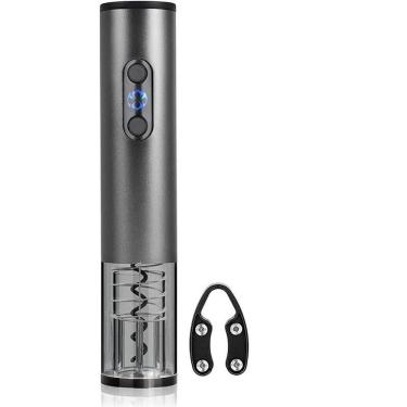 Imagem de Saca-Rolha Elétrico Recarregável Corta Lacre Preto